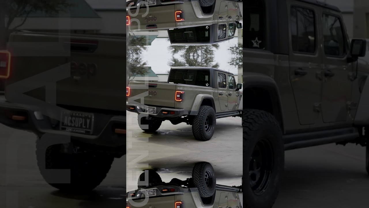 2021 Jeep Gladiator With a 2" Fabtech lift, 17X9 Pro Comp 97 Series Wheels, and 37" BF Goodrich's