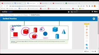 Celebrity Kindergarten Math Lesson 13-3 Compare 2-D and 3-D Shapes Profile