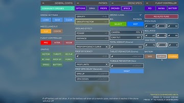 DRL Physics Settings