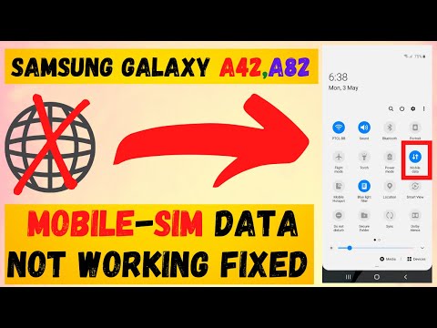 How to fix network problem in Samsung galaxy A42,A82 | mobile data not working Galaxy A42,A82 5G
