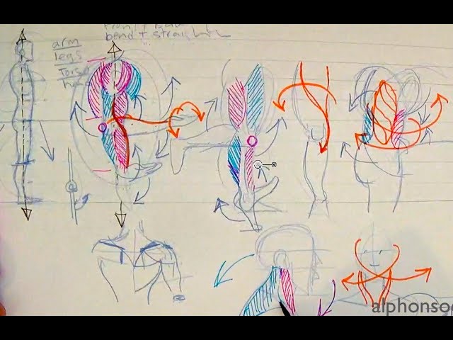 Figure Drawing Lessons 1/8 - Secret To Drawing The Human Figure 