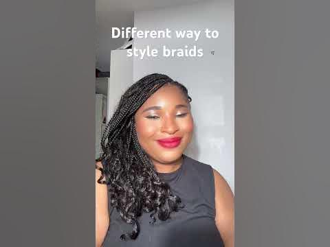  How to style braids #braidstyles #hair - YouTube