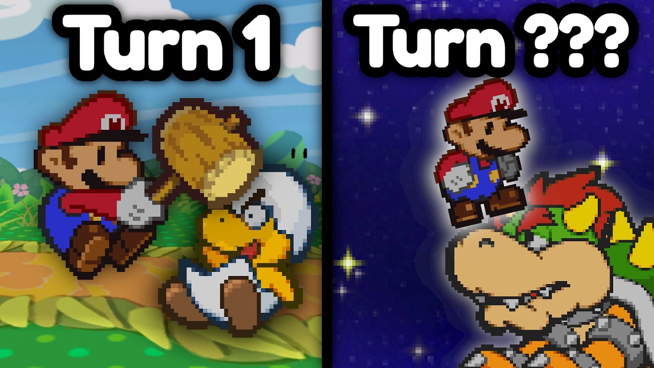 Насколько оптимально вы сможете победить Paper Mario 64?