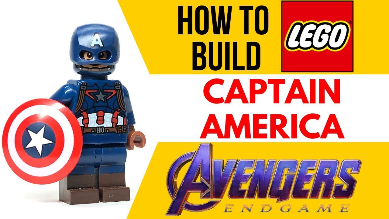 Custom LEGO Endgame Captain America Minifigure : r/lego