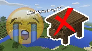 this CURSED seed makes things DISAPPEAR in Minecraft (Pocket Edition,Xbox,PS4/3, PC, PE)