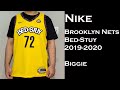 Nike Brooklyn Nets Biggie Yellow Swingman Jersey