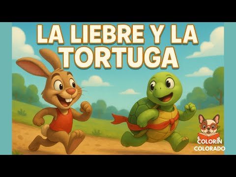 The Hare and the Tortoise 🐢🐇 | Children's Story in Spanish with a Moral