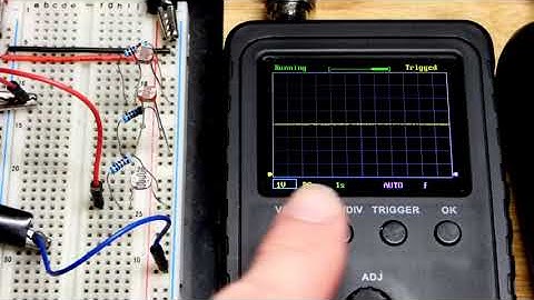Light Dependent Resistor LDR high and low side voltage divider demo by electronzap