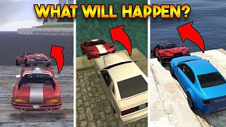 WHAT WILL HAPPEN TO CAR? (EVERY GTA 5, GTA 4,GTA SAN ANDREAS, GTA VC, GTA 3)