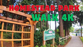 Homestead Park in Tacoma, Washington, USA | 4K Walking Tour | Tacoma Nature Exploration | 2024