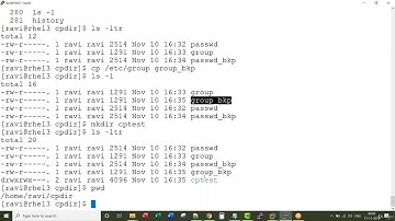 cp command in Unix/Linux