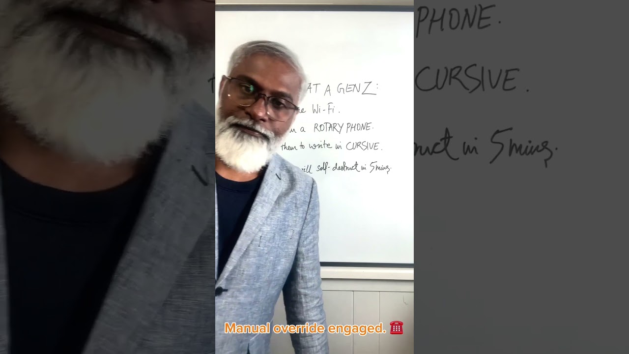 Manual override engaged. ☎️ 