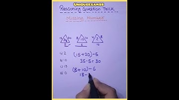 Reasoning questions tricks ❓🔥🤫 || Missing number reasoning 🔥|| #shorts #ytshorts