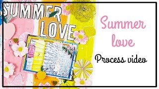 SCRAPBOOK WERKSTATT Design Team - Scrapbooking process 181 - Summer Love