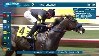 Man Child wins race 2 at Del Mar 9/6/25