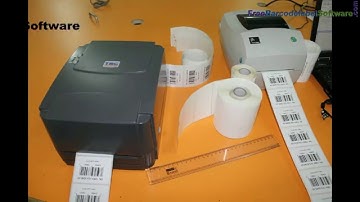 Create and print ready to use barcode labels