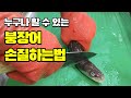 [장어 손질은 이렇게 해보세요!] 붕장어(아나고)회 손질중 실수를 ㅜㅜ 원숭이도 나무에서 떨어집니다. Korean street food : Conger Eel. [수아아빠TV]