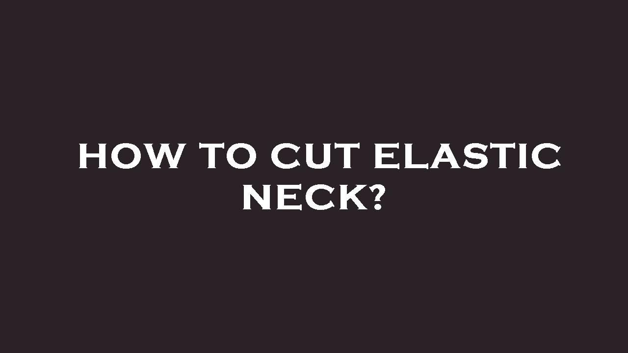 How To Cut Elastic String Without Scissors How To Cut Elastic String Without Scissors