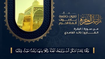 تراتيل الحرم    القارئ خالد الغامدي    قراءة رائعة  من سورة البقرة