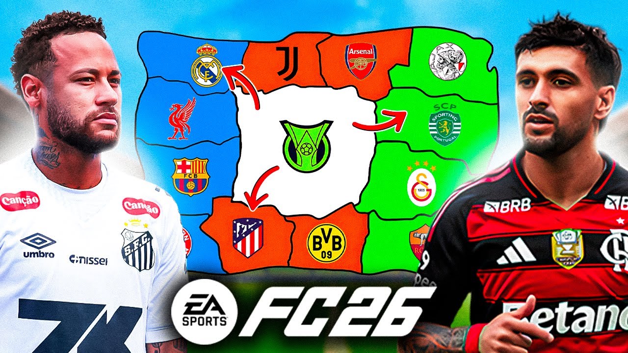 FIFA IMPERIALISMO - SERÁ QUE O BRASILEIRÃO DOMINA A EUROPA!? - FC26