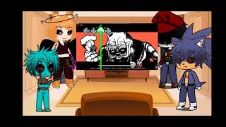 X Gang React To Fnf Gorefield End Of Abuse