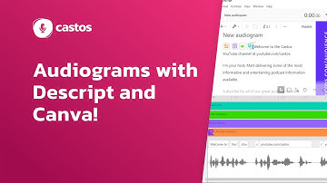 How to create AMAZING podcast audiograms in Descript + Canva! 🔥