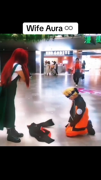 Kushina is angry beacuse naruto joined akatsuki #naruto #minato #kushina #uzumakifamily #cosplay