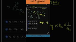 Daily practice pyq solution 🎯#jee #chemistry #chemistrydidi #neet #dpp #iit #pyqshorts #pyqsolutions