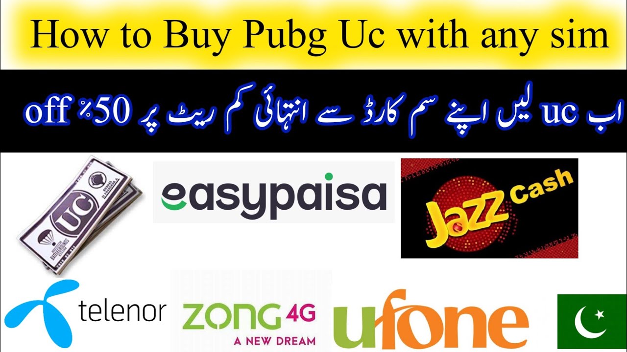 How To Buy Pubg uc in Pakistan with any sim | Buy uc with easypaisa and ...