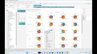Drill Down with Pie Chart| multiple Pie Charts | filter | Level 3 Drill Down | Profit | Dashboard