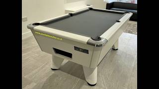 Supreme Winner White Slate Bed Pool Table