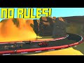 NO RULES Canyon Race! This is why we have rules... - Scrap Mechanic Multiplayer Monday