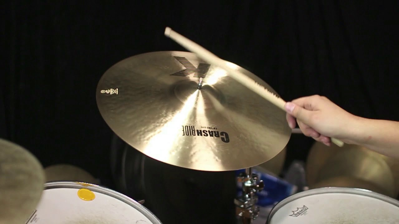 Zildjian 18" K Crash Ride 1533g YouTube