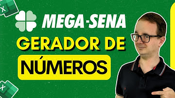 🍀Como Fazer Gerador de Números para Mega Sena no Excel