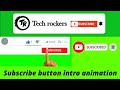 How to make subscribe and bell icon intro