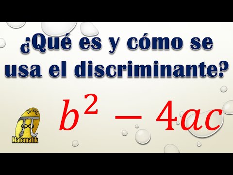 Video: ¿Por qué funcionan los discriminantes?