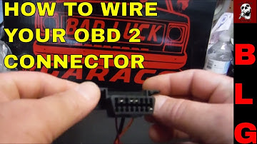 OBD II CONNECTOR WIRING FOR LS SWAPS