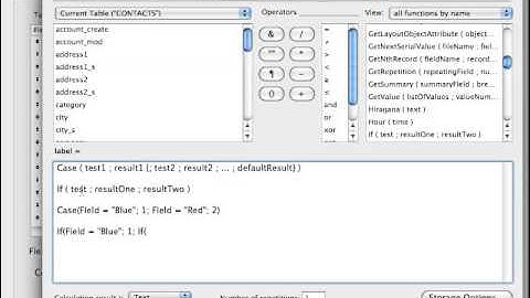 FileMaker Tutorial - 135 - Case vs If