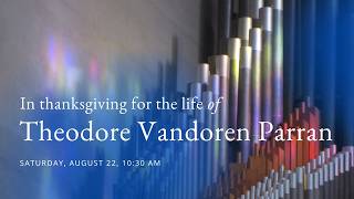 Memorial service for Ted Parran