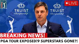 🚨 PGA Tour EXPOSED? 9 SUPERSTARS Suddenly ABANDON Truist Championship!