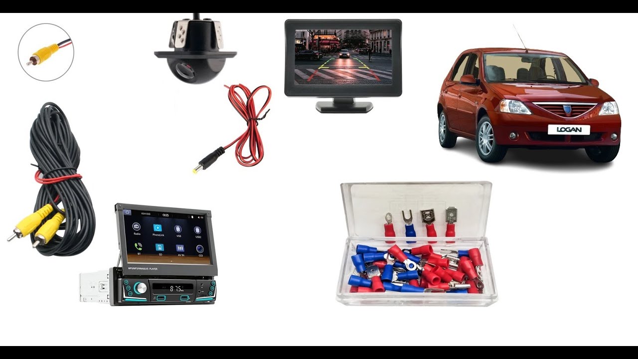 Установка камеры заднего вида на Дачия Логан