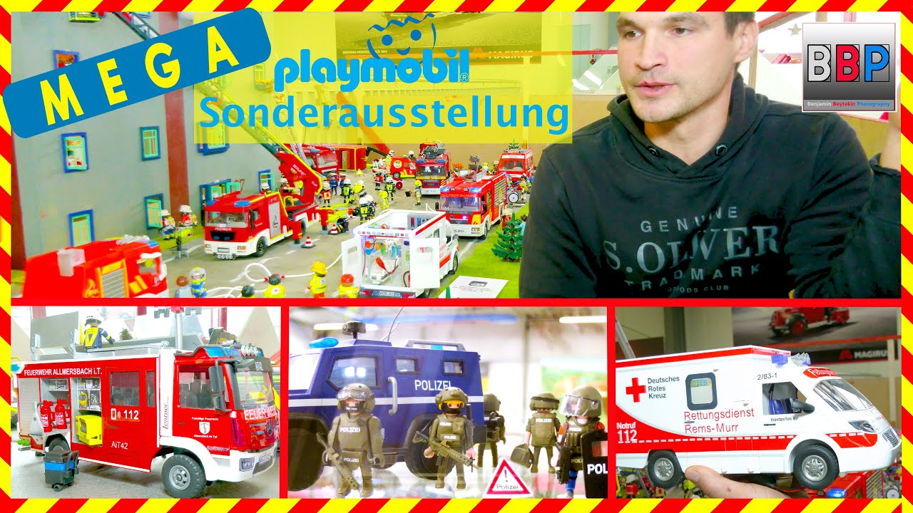 😱 M E G A  🚑 🚒 Playmobil Sonderausstellung 🚨 🚔 -  Feuerwehrmuseum Winnenden, 2024. #playmobil