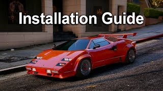 GTA V Mods | Installation Guides | Lamborghini Countach QV