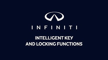 2026 INFINITI QX80 - Intelligent Key and Locking Functions
