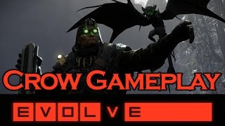 Evolve Crow Gameplay 60 fps - 4th Tier Hunter