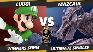 95 Kings of Fields #5 TOP 8 - Luugi (Luigi) Vs. Mezcaul (Ridley) Smash Ultimate - SSBU