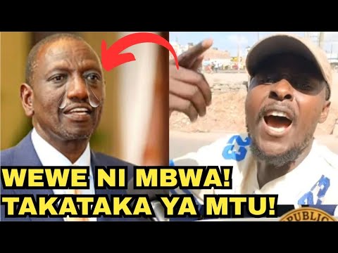 FEARLESS KENYANS INSULTS RUTO ,DARES HIM FOR A FIGHT!