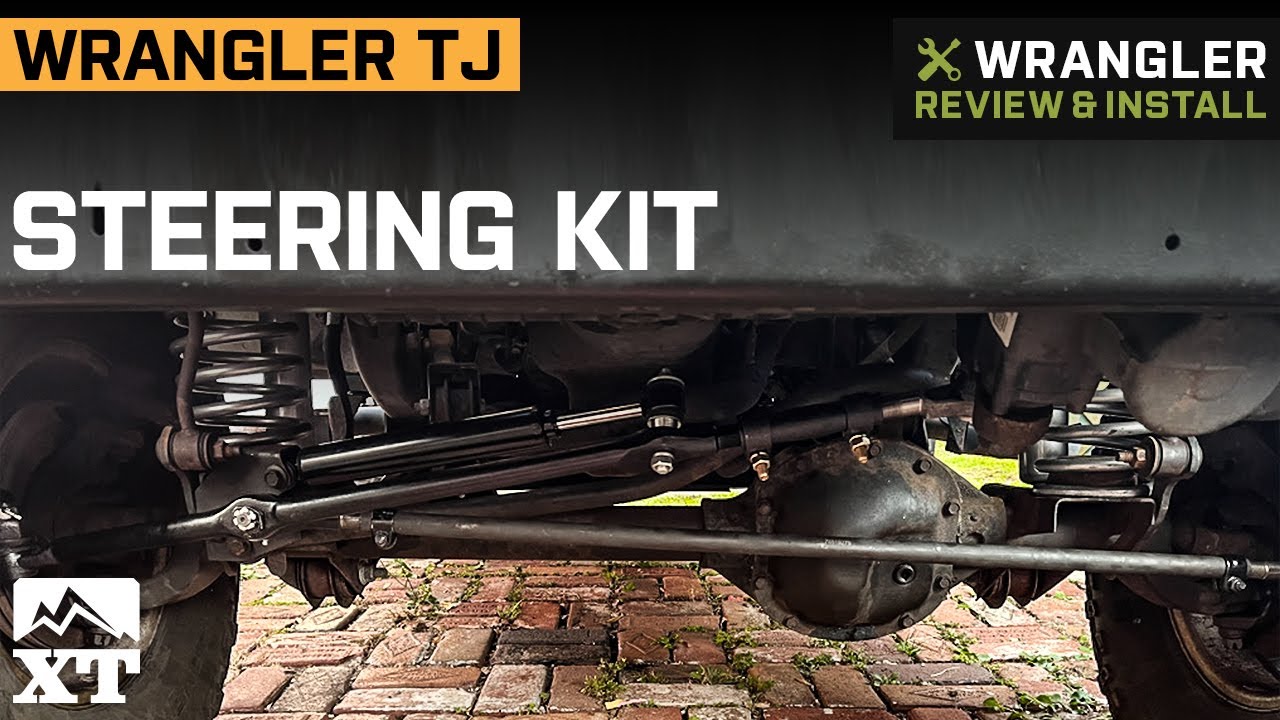 1997-2006 Jeep Wrangler TJ Steering Kit Review & Install - YouTube