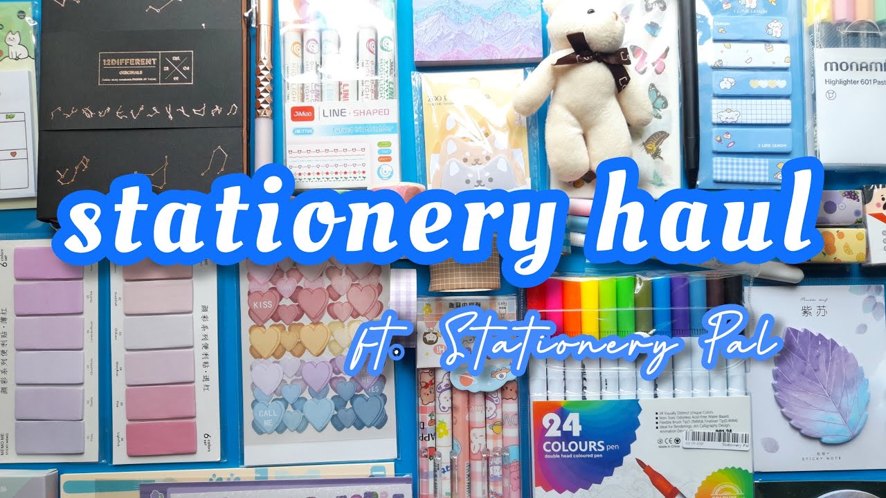 a huge stationery pal haul (super cute items) 🍡 Unboxing ♡ relaxing