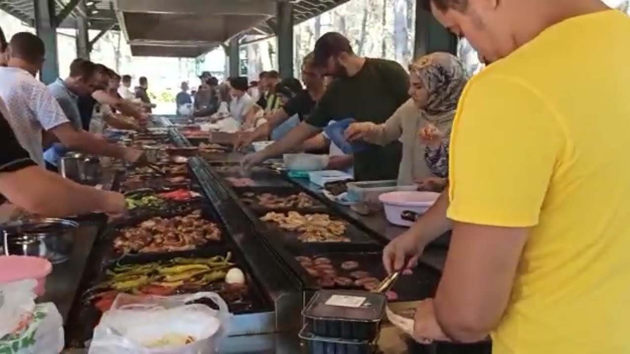 ابتكار جديد للشواء في الغابات